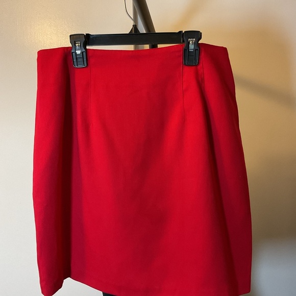17. StringBean Vintage Juniors Red Asymmetrical A-Line Mini Skirt for Work 11/12 - Picture 2 of 5